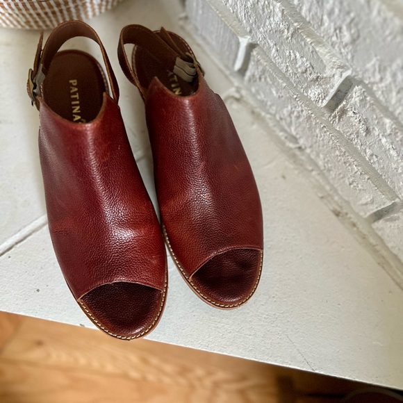 *Like New* Portland Leather Patina Slingback Mules - Picture 3 of 8
